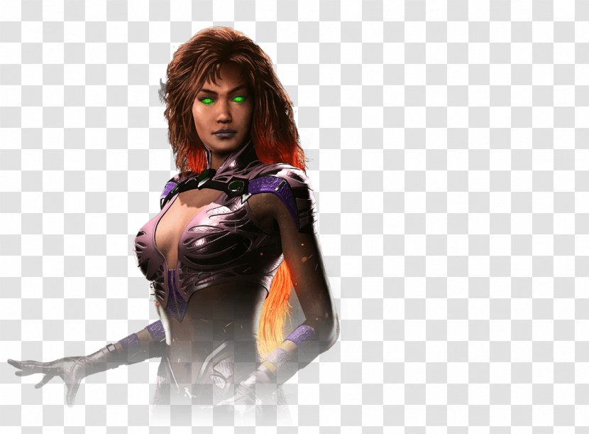 Starfire Injustice: Gods Among Us Injustice 2 Red Hood Wonder Woman - Dick Grayson Transparent PNG