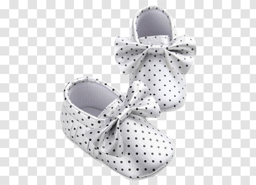 Slip-on Shoe Polka Dot Footwear Moccasin - Flower - Silver Dots Transparent PNG