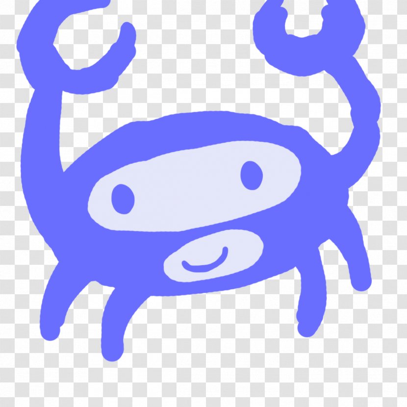 Cobalt Blue Electric Logo - Animal - Crab Transparent PNG