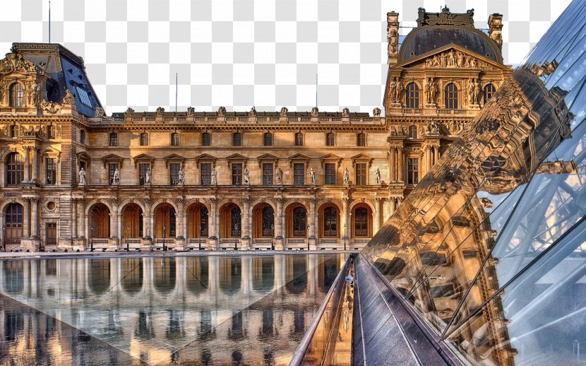 Musxe9e Du Louvre Eiffel Tower Seine Mona Lisa Venus De Milo - Tours - France View Triple Transparent PNG