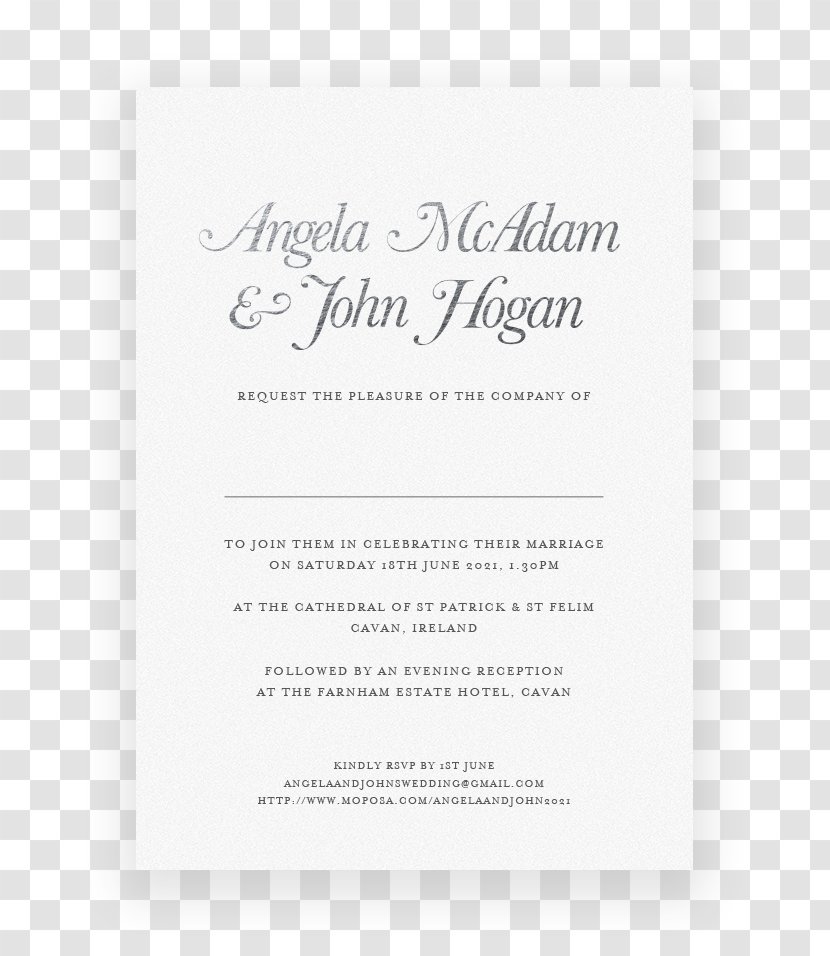 Wedding Invitation Font Convite Transparent PNG