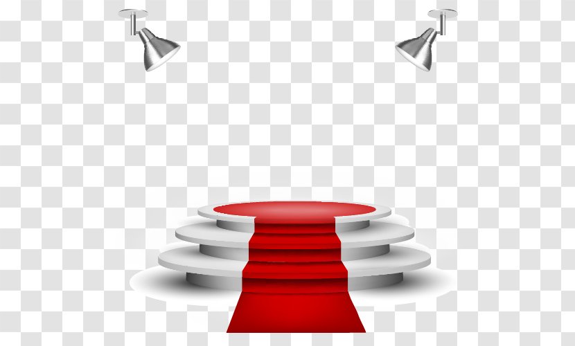 Showroom Stock Illustration Royalty-free Photography - Red Carpet - Stage Vector Exquisite Transparent PNG