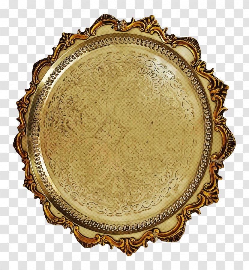 Gold Circle - Brass - Antique Metal Transparent PNG