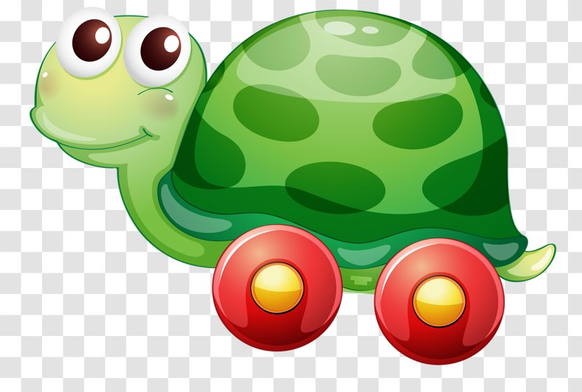 Turtle Toy Clip Art - Food - Green Transparent PNG
