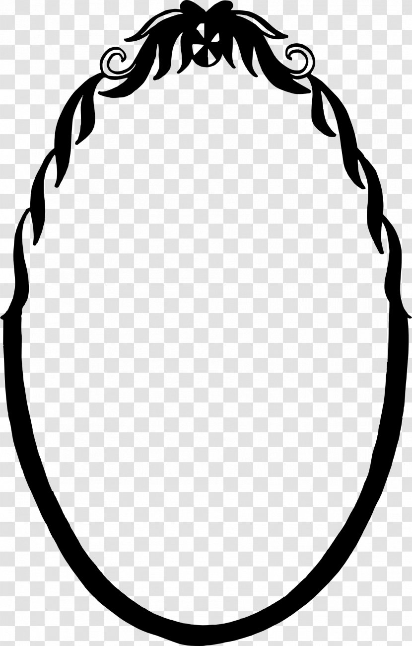 Clip Art - Monochrome - Oval Transparent PNG