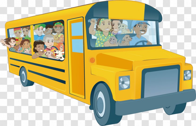 School Bus Tour Service Clip Art - Vehicle Transparent PNG