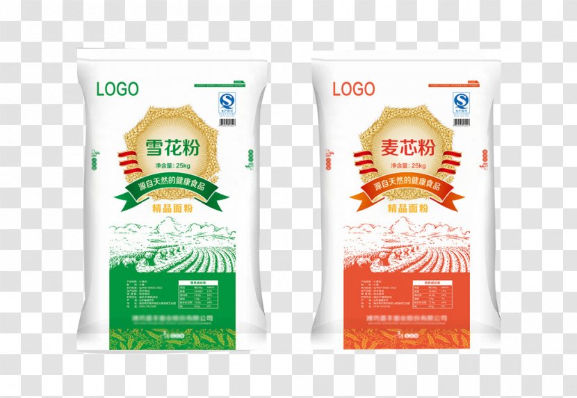 Plastic Bag Flour Packaging And Labeling - Powder - Bags Transparent PNG