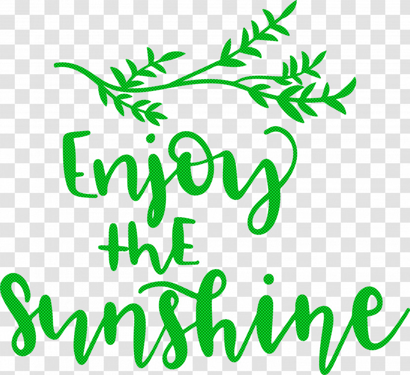 Sunshine Enjoy The Sunshine Transparent PNG