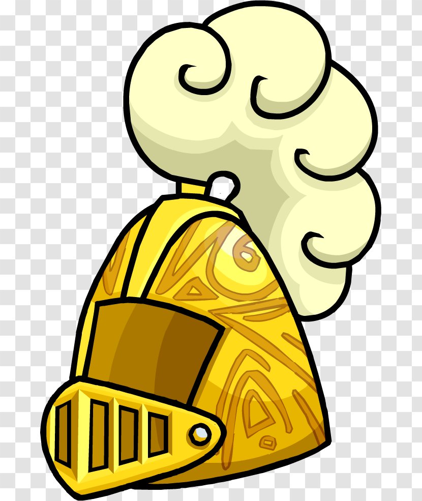 Club Penguin Vegas Golden Knights Helmet Clip Art - Royaltyfree - Knight Head Logo Transparent PNG