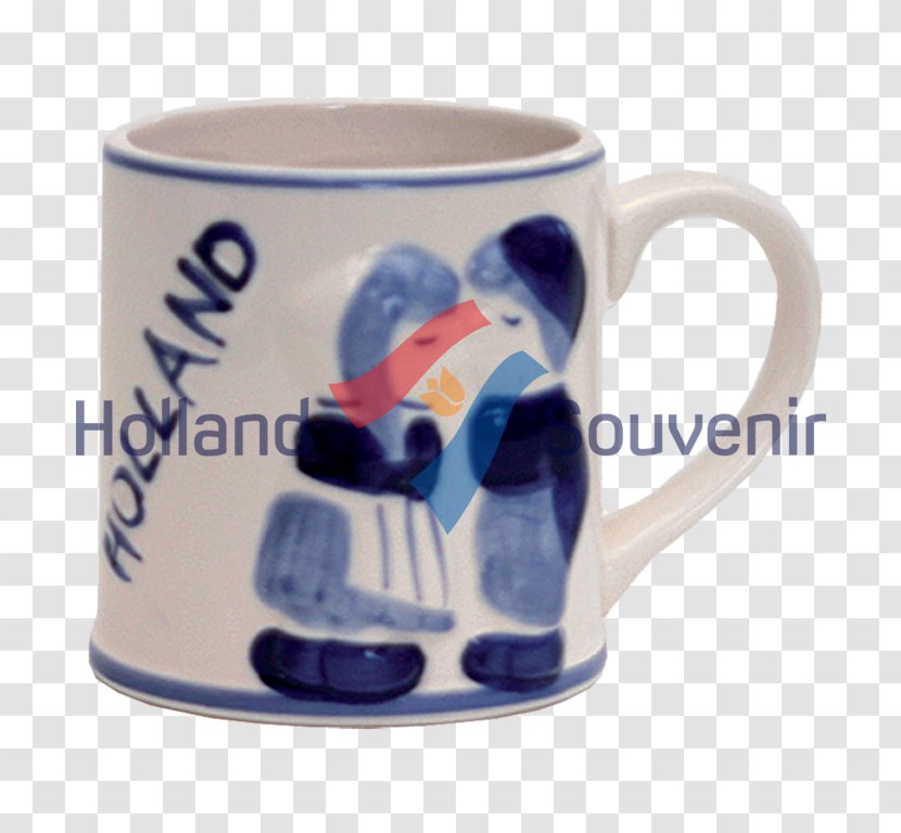 Delftware Coffee Cup Ceramic Mug - Kettle Transparent PNG