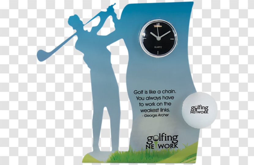 Promotional Merchandise Desk Office Brand - Golf - Table Clock Transparent PNG