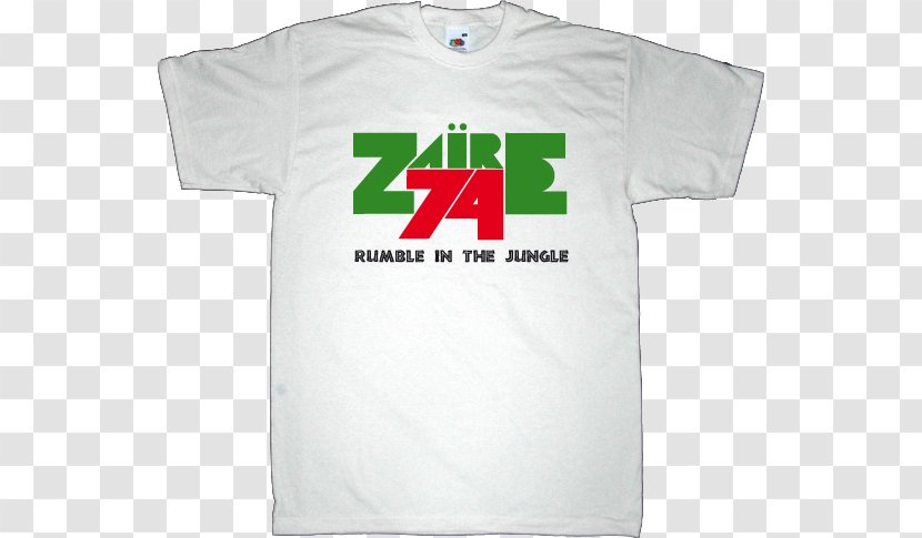 T-shirt Zaire 74 Logo Sleeve - Mohamed Ali Transparent PNG