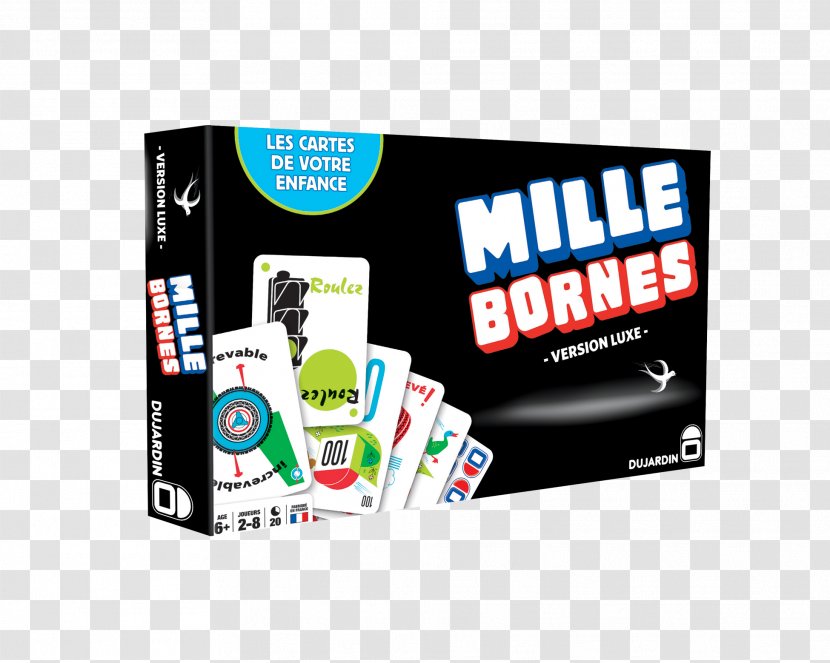 Board Game Mille Bornes Dujardin Card - Brand - Dice Transparent PNG