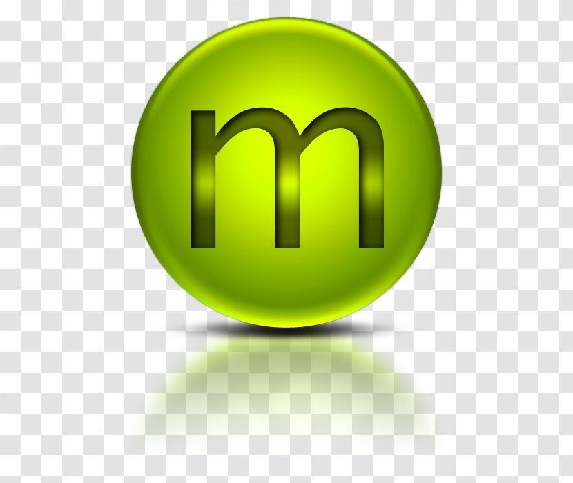 Clip Art - Alphanumeric - Metalic Green Letter M Icon Transparent PNG