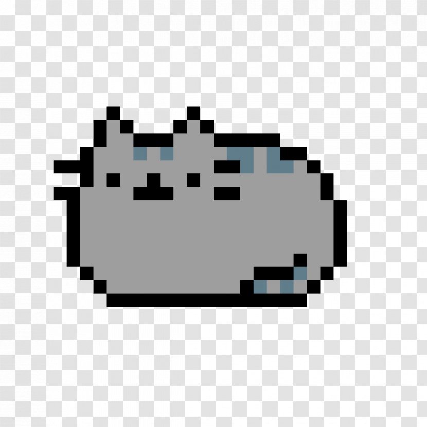 Pusheen Cat Pixel Art Image Vector Graphics - Drawings Transparent PNG