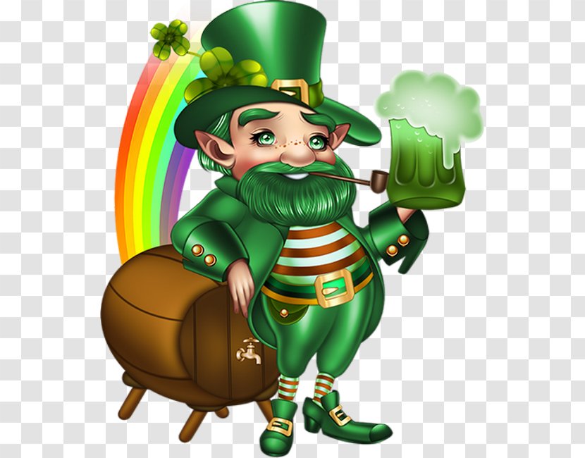 Leprechaun Saint Patrick's Day Clip Art - Drawing Transparent PNG