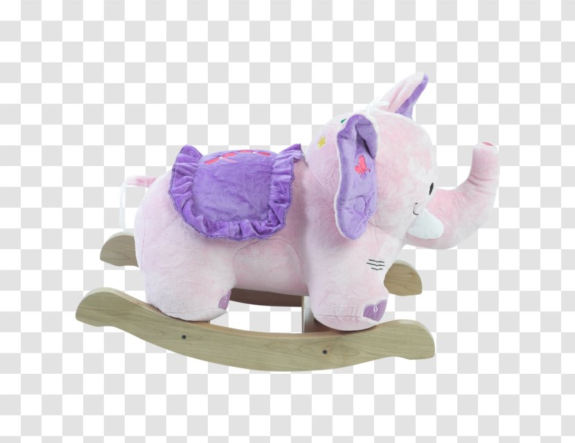 Stuffed Animals & Cuddly Toys Asian Elephant Hippopotamus Elephantidae - Animal - Pink Transparent PNG