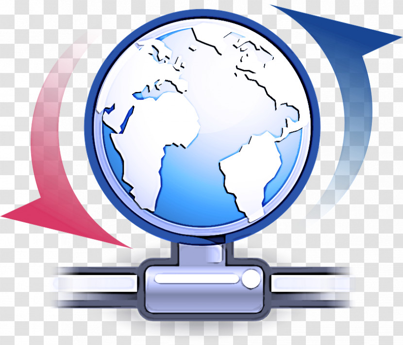 Globe World Logo Transparent PNG