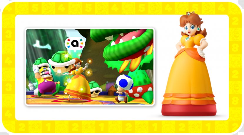 Mario Party Star Rush Party: The Top 100 8 & Yoshi Transparent PNG