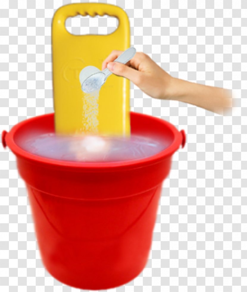 Plastic Bucket - Washing Powder Transparent PNG