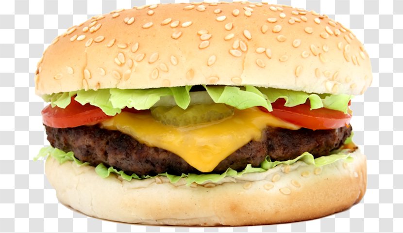 Hamburger Cheeseburger Veggie Burger Cheese And Tomato Sandwich Chicken - Junk Food Transparent PNG