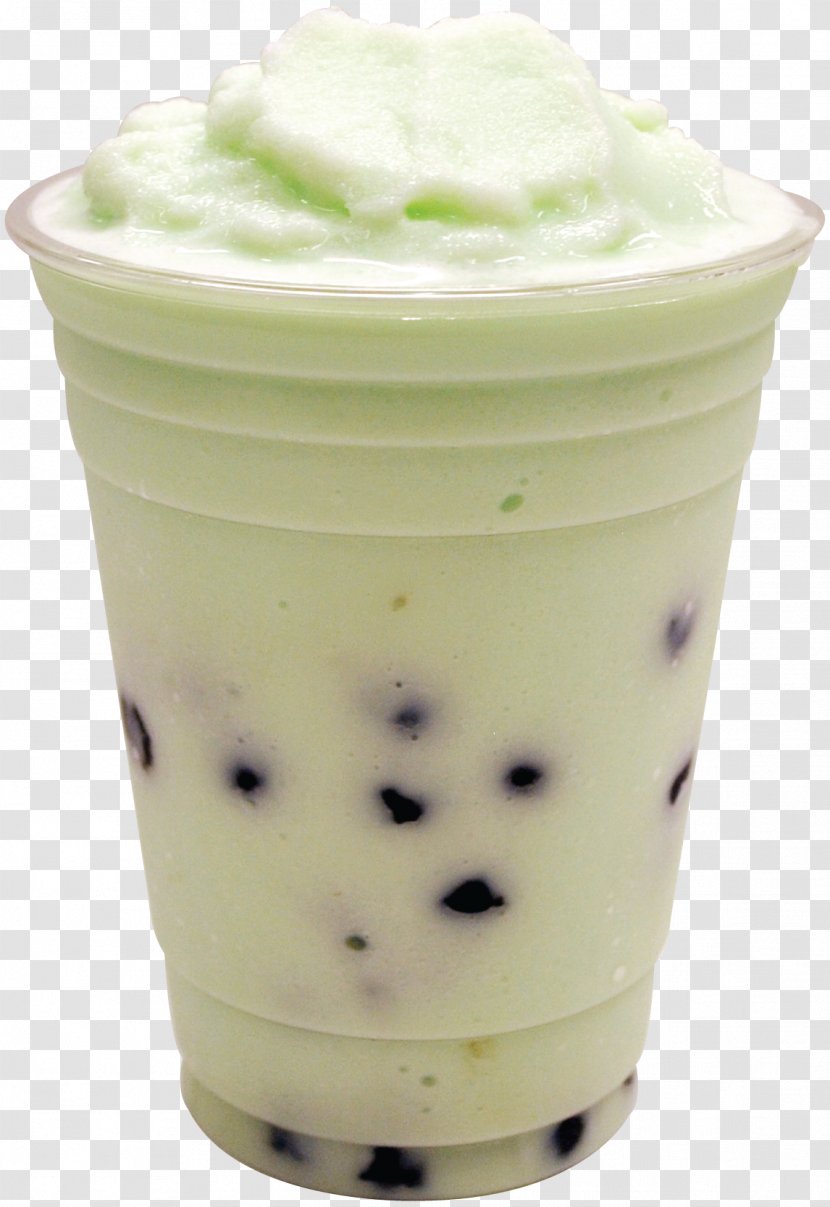 Ice Cream Bubble Tea Milk Green Transparent PNG