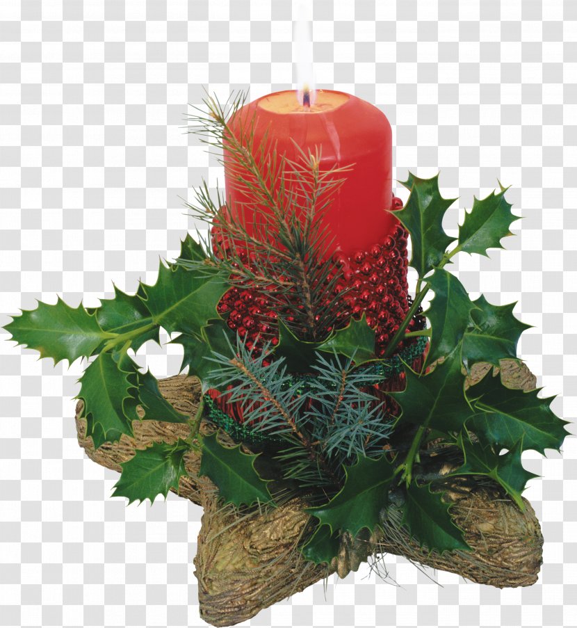 Candle Christmas Decoration Ornament Clip Art - Blog Transparent PNG