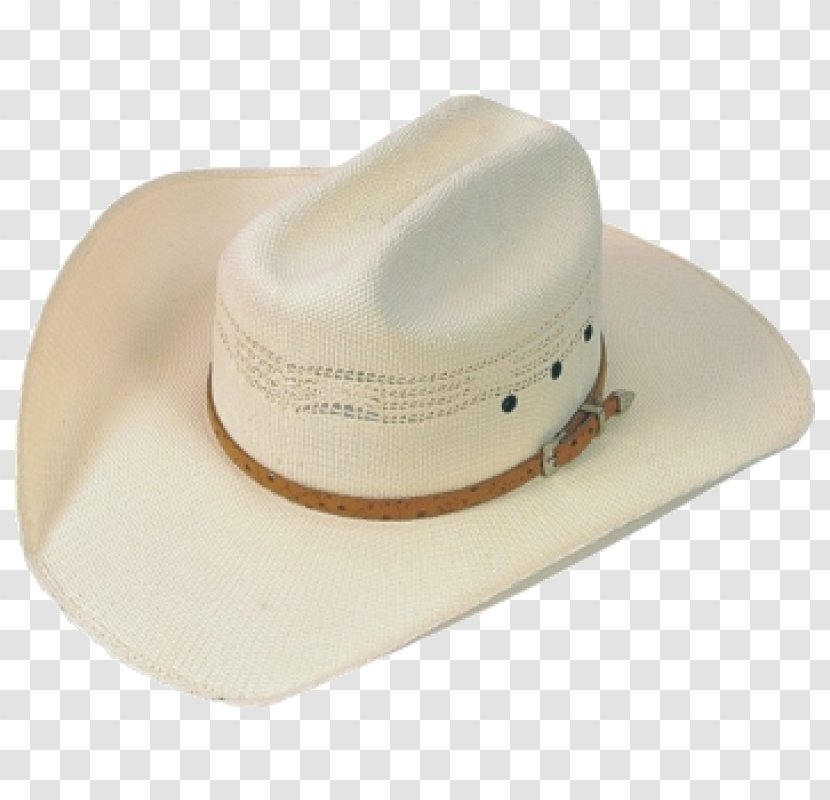 Panama Hat Fedora Leather Cowboy - Beige - Country Classics Transparent PNG