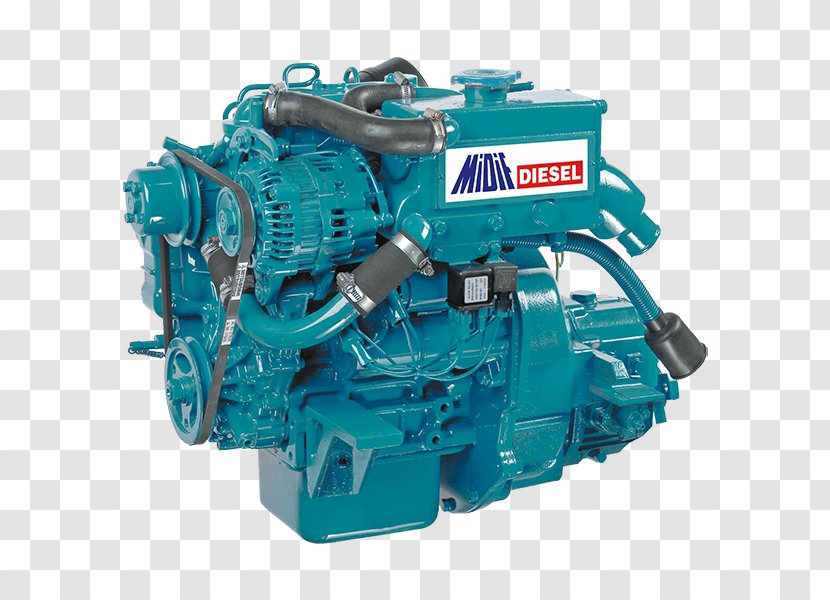 Engine Youboat Inboard Motor Midif Diesel - Electric Generator Transparent PNG