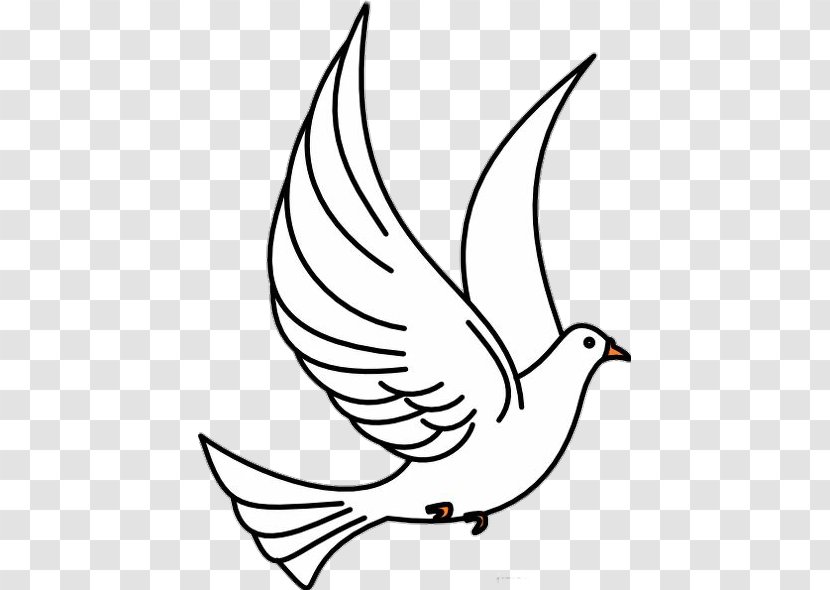 Christian Clip Art Pigeons And Doves Vector Graphics Openclipart - Burung Dove Transparent PNG