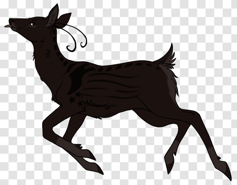 Reindeer Mustang Elk Pack Animal Antelope - Fauna Transparent PNG