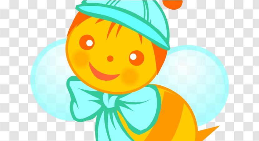 Drawing Of Family - Orange - Smiley Child Transparent PNG
