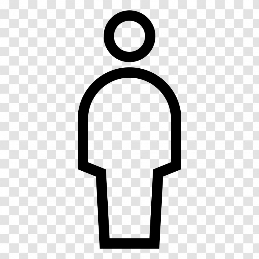 Person Icon - Black And White - Laborer Transparent PNG