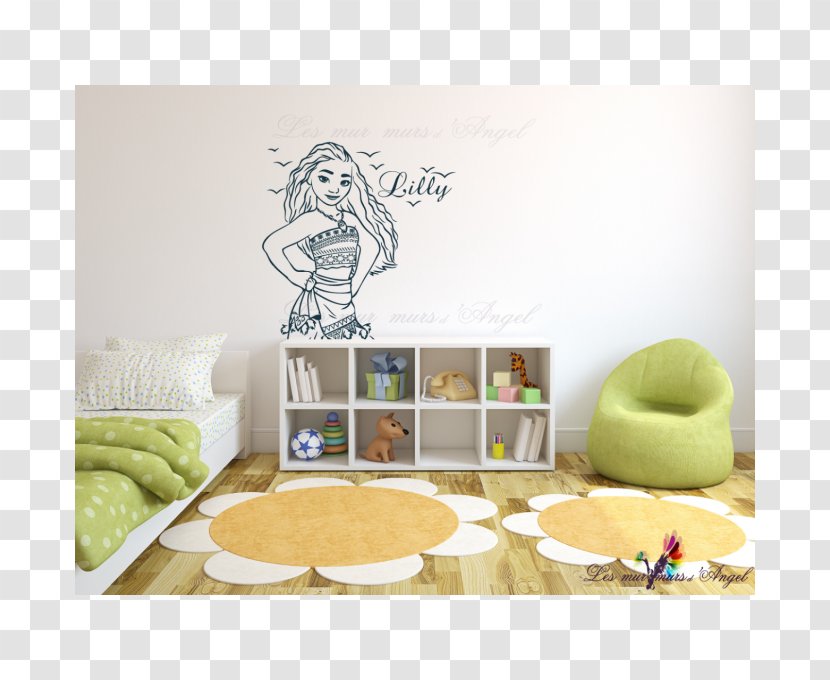 Wall Decal Phonograph Record Vinyl Group Sticker - Vaiana Transparent PNG