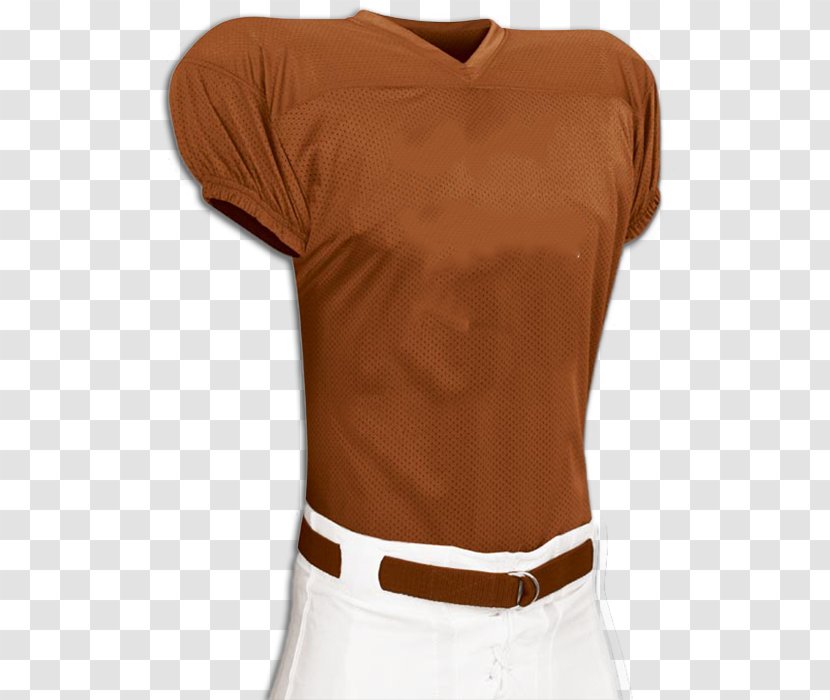 T-shirt Sleeve Sportswear Shoulder Brown - Flame Football Pictures Daquan Transparent PNG