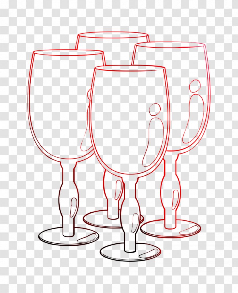 Wine Glass Champagne Product Clip Art - Drinkware Transparent PNG