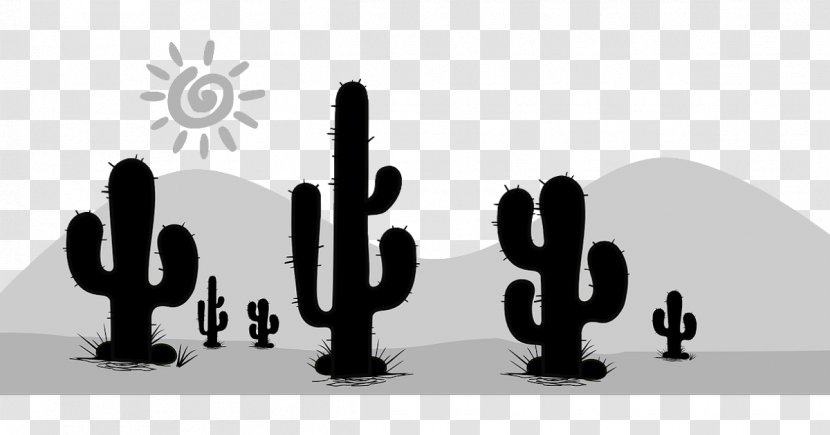 Cactus Saguaro Desert Image Stencil - Prickly Pear Transparent PNG