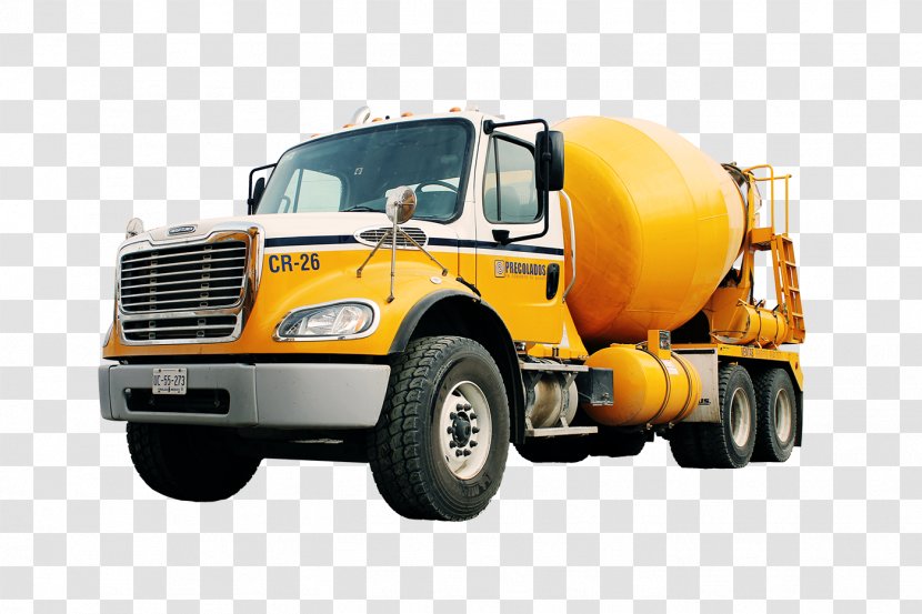 Car Commercial Vehicle Bumper Public Utility Truck - Cement Mixers - Concrete Transparent PNG