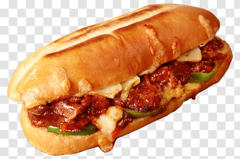 Chili Dog Galbi Cheeseburger Pizza Submarine Sandwich - Fast Food Transparent PNG