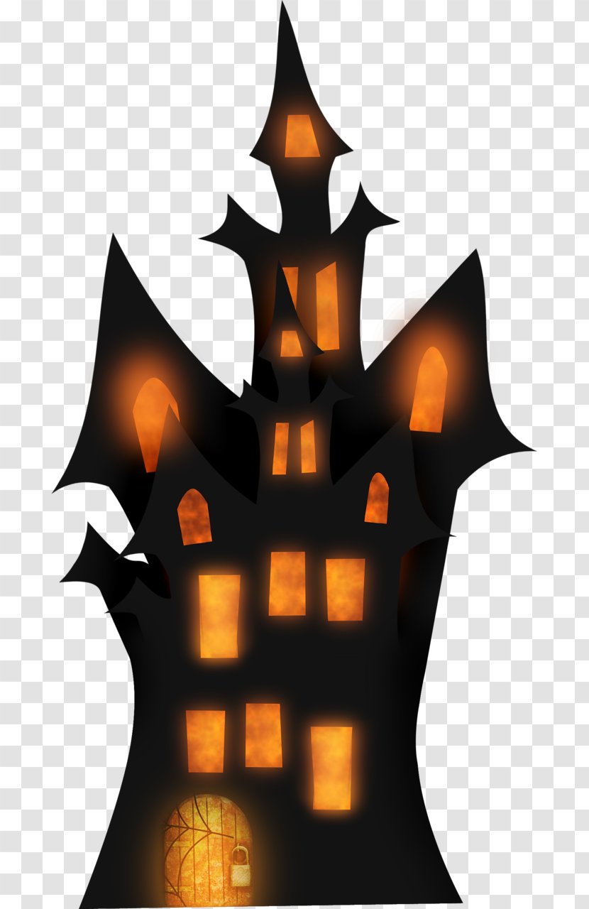 Haunted House Halloween Clip Art - Tree - Vector Transparent PNG