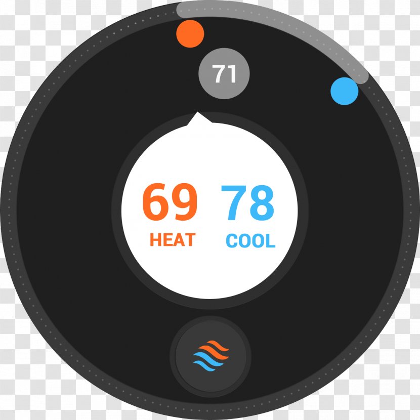 SmartThings Thermostat Heart Nest Labs Samsung - Electronics Accessory - Best Practices Transparent PNG