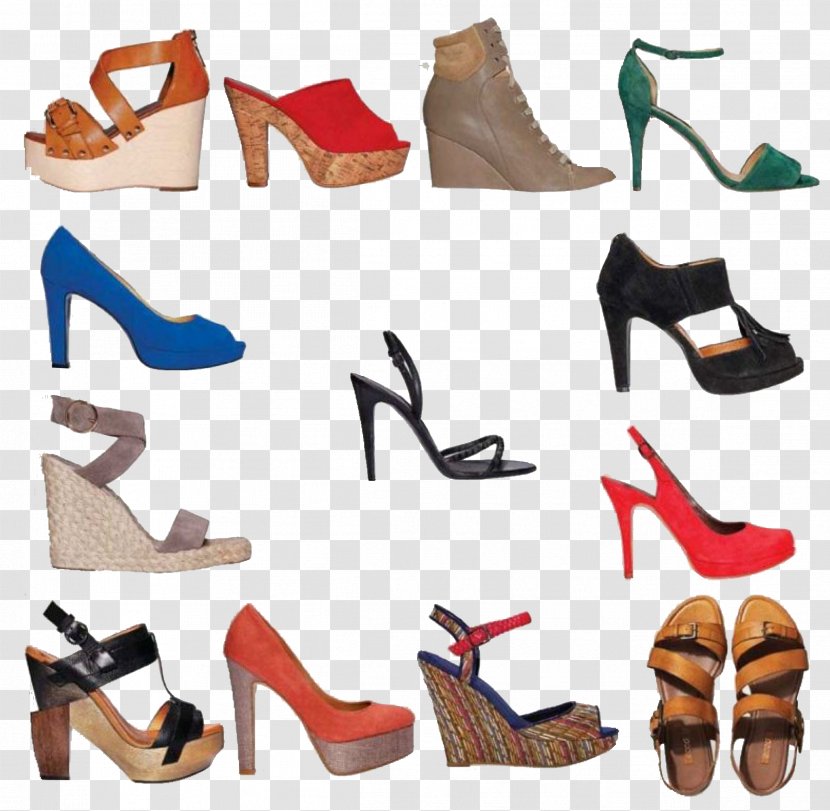 Shoe High-heeled Footwear Designer - Woman - All Kinds Of Women Shoes Transparent PNG