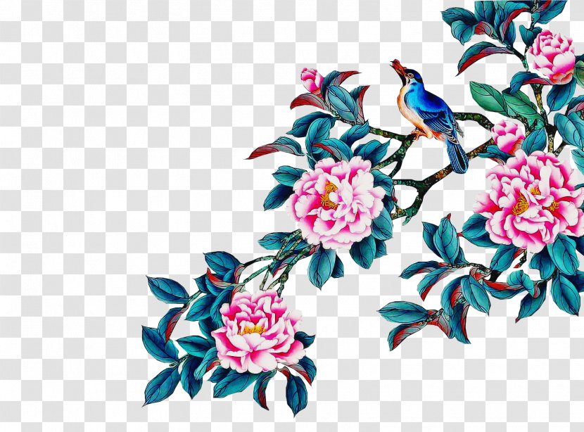 Flower Art Watercolor - Plant - Camellia Cut Flowers Transparent PNG
