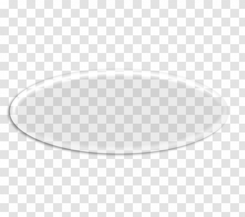 Angle Oval Tableware - White Transparent PNG