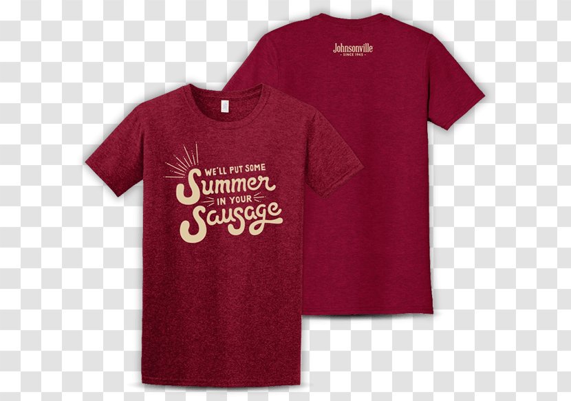T-shirt Converse Clothing Johnsonville, LLC Summer Sausage - Brand Transparent PNG