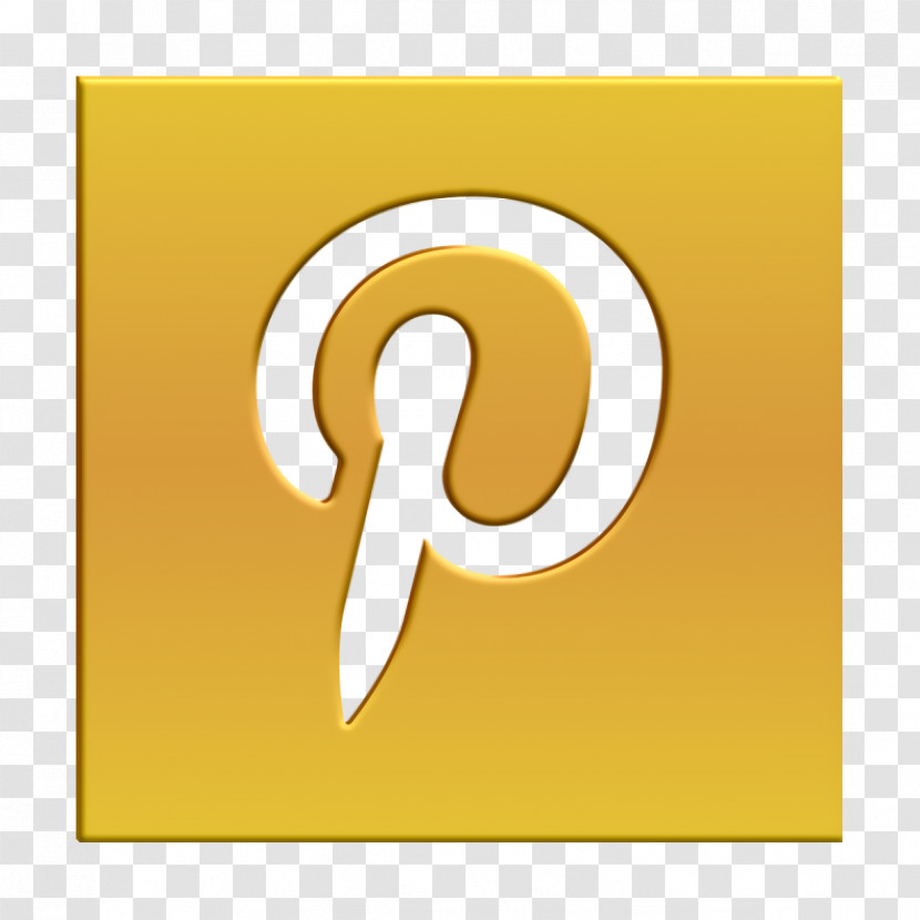 Solid Social Media Logos Icon Pinterest Icon Transparent PNG