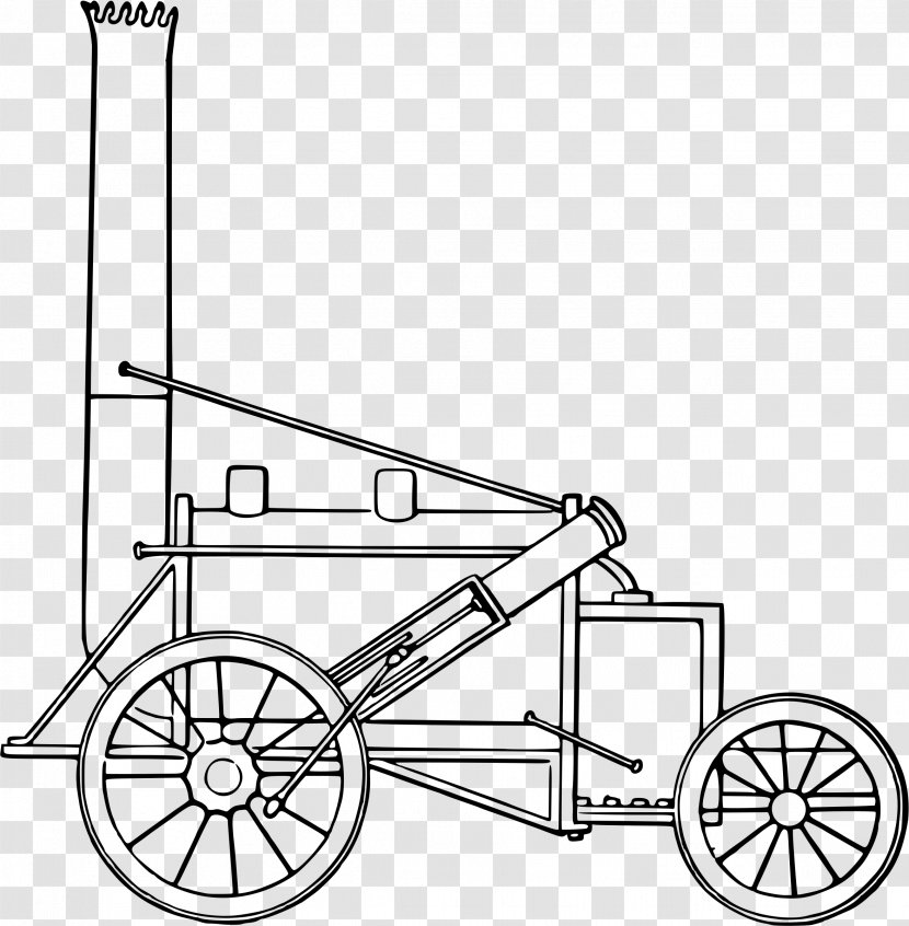 Train Stephenson's Rocket - Mode Of Transport - Small Transparent PNG