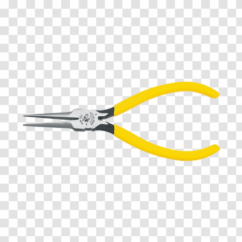 Diagonal Pliers Nipper Lineworker - Yellow Transparent PNG