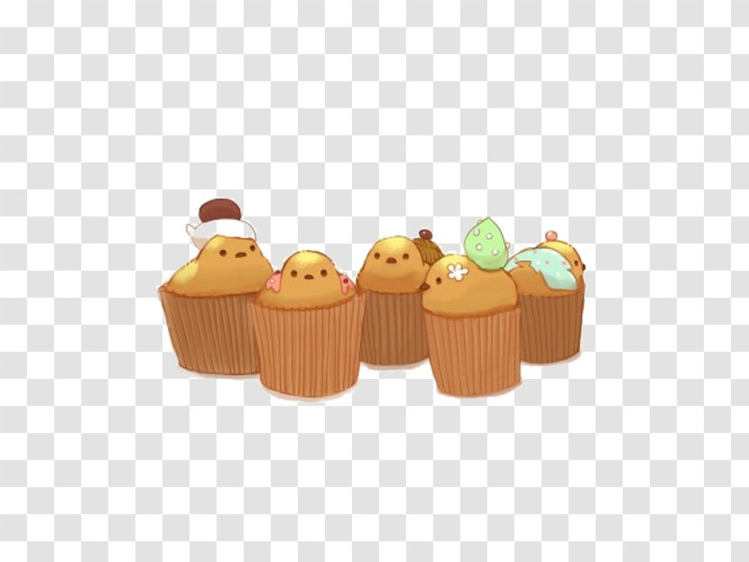 Cupcake Cartoon - Baking - Cute Cupcakes Transparent PNG