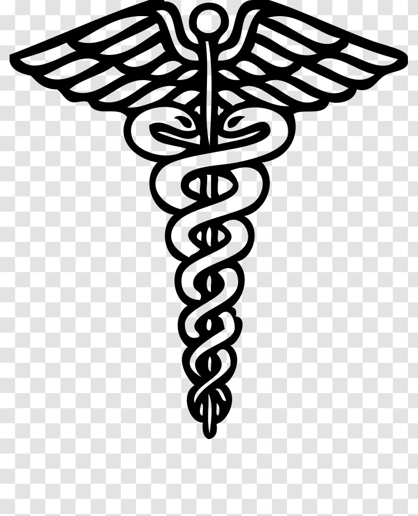 Staff Of Hermes Veterinarian Medicine Pet Symbol - Monochrome Photography Transparent PNG